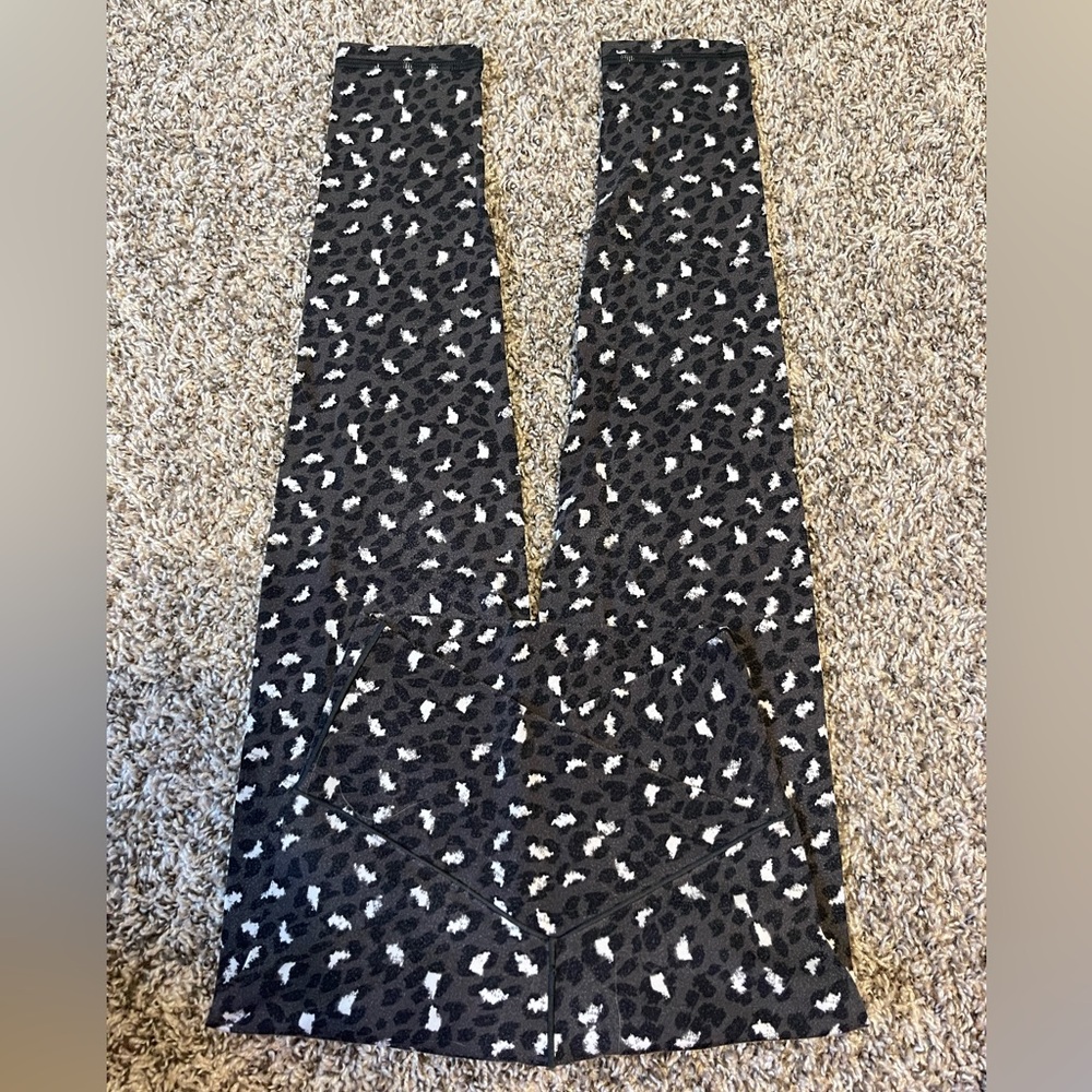 Aerie cheetah print crossover leggings